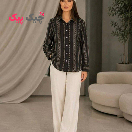 شومیز شیشه ای وارداتی فری سایز